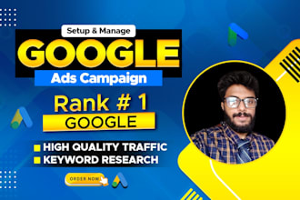 setup and manage google ads adwords ppc campaigns