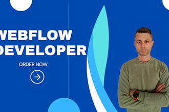 design a responsive webflow website for your business or portfolio