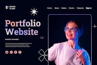 create personal portfolio blog business wordpress website