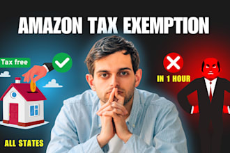 create amazon buyer account with tax exemption