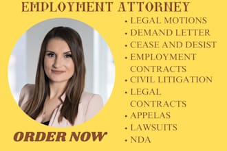 be your labor attorney for employment disputes, agreements and workplace claims