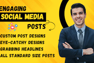 design engaging social media posts with curated content