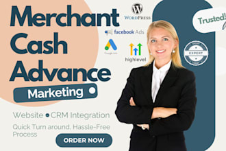 be your merchant cash advance expert mcaleads mca website, mca funnel, mca ads