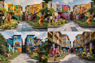 design and illustrate environmental art