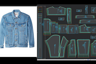 create sewing pattern grading and marker making in dxf