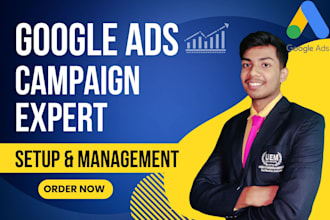 setup and manage google ads adwords PPC campaigns and performance max ads