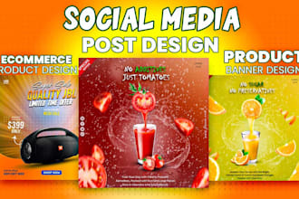 design ecommerce banner, product banners and ads