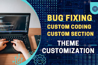 do shopify custom coding and shopify bug fixing expert