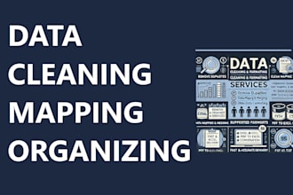 parse data, cleaning, mapping, merging , formatting