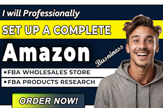set up a profitable amazon fba wholesale business with expert product research
