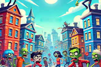 make logo design and game UI design and redesign