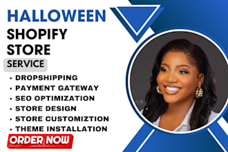 design halloween shopify store christmas halloween store halloween website