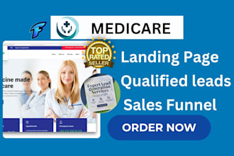 generate medicare leads medicare health insurance leads landing page