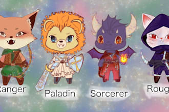 draw ych dnd fursona