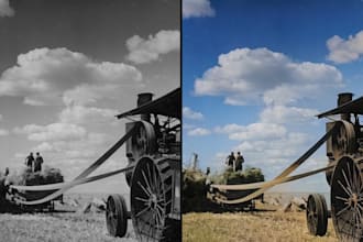 restore and color pictures like they are brand new