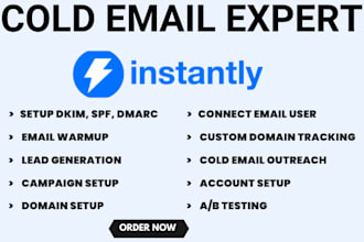 setup instantly ai for cold email outreach