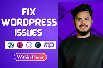 fix wordpress issues, woocommerce issues, wordpress error