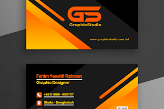 design a unique buisness card design