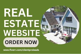 design real estate directory website estate agency leads realtor sales funnel