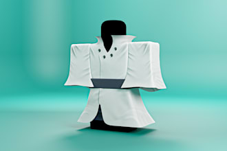 make 3d model character with cloths for roblox r6 r15 rbxl rbxm