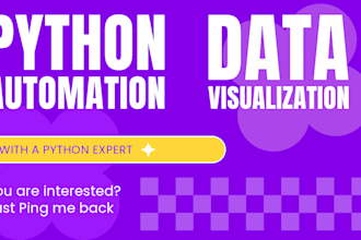 do python automation and data visualization and data cleaning