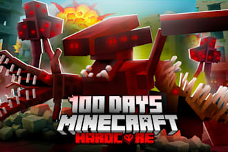 create a minecraft youtube banner and channel art