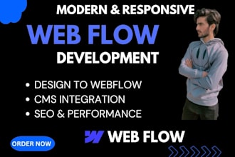 design or redesign webflow websites