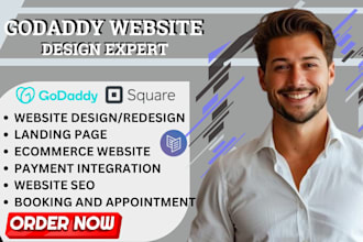 godaddy website redesign godaddy website square online store carrd landing page