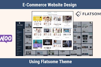 create woocommerce ecommerce website with wordpress flatsome theme