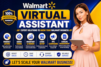 create walmart listings, optimize SEO, wfs setup and fix walmart listing errors