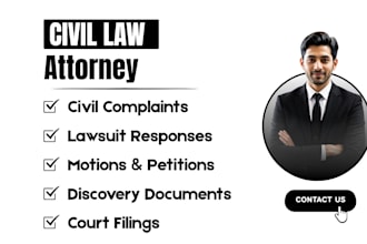 be your civil lawyer for property, business, employment, and contract litigation