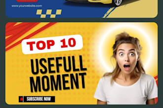 design amazing youtube thumbnail