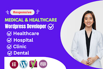 design expert wordpress websites for healthcare, medical, hospital and dental