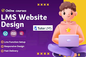 build a responsive lms website for your online education business