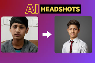 make your ai headshots on prompt made person and generate image using midjourney