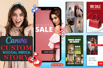 do instagram, fb, linkedin, social media flyers or carousel design