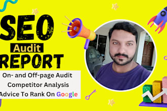 create good audit report for website or competitors analysis