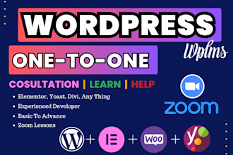 help you learn wordpress elearning website design or wplms