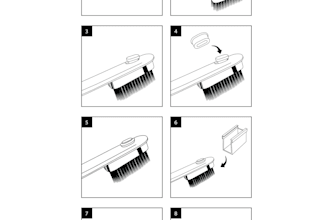 illustrate product art, line art, step by step user manual instruction guide