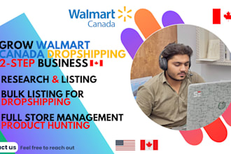 manage your walmart canada dropshipping ,wfs,2 step store