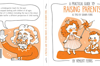 design charming children book cover and logo design