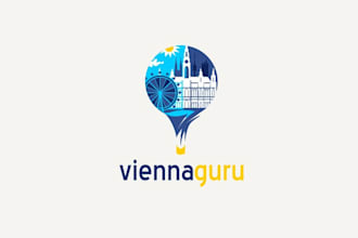 design custom tour and travel agency logo