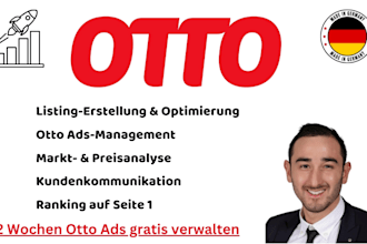 upload products and manage advertising on otto marketplace e commerce