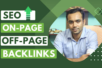 optimize website with onpage, offpage, technical SEO service