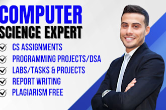 do computer science assigned, reports, java, cpp, database, python projects task