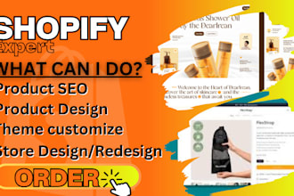 design you automated shopify dropshipping store, passive income fashion store