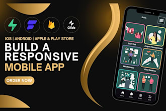 flutterflow mobile app developer bubble io mvp marketplace  weweb glide app