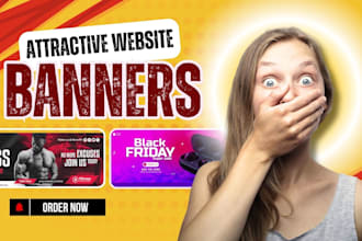 design web slider, shopify banner, wix banner, facebook ads