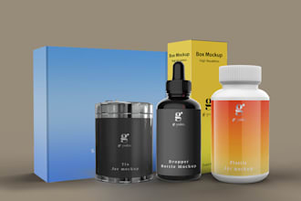 create any kind of 3d product rendering mockups