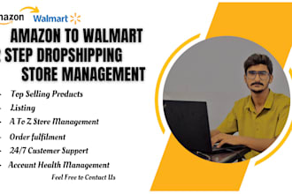 do amazon to walmart dropshipping a to z store manage